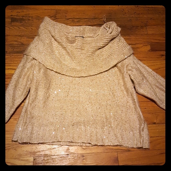 Roz & Ali Sweaters - Roz & Ali off shoulder sweater 3x 22/24 22W
